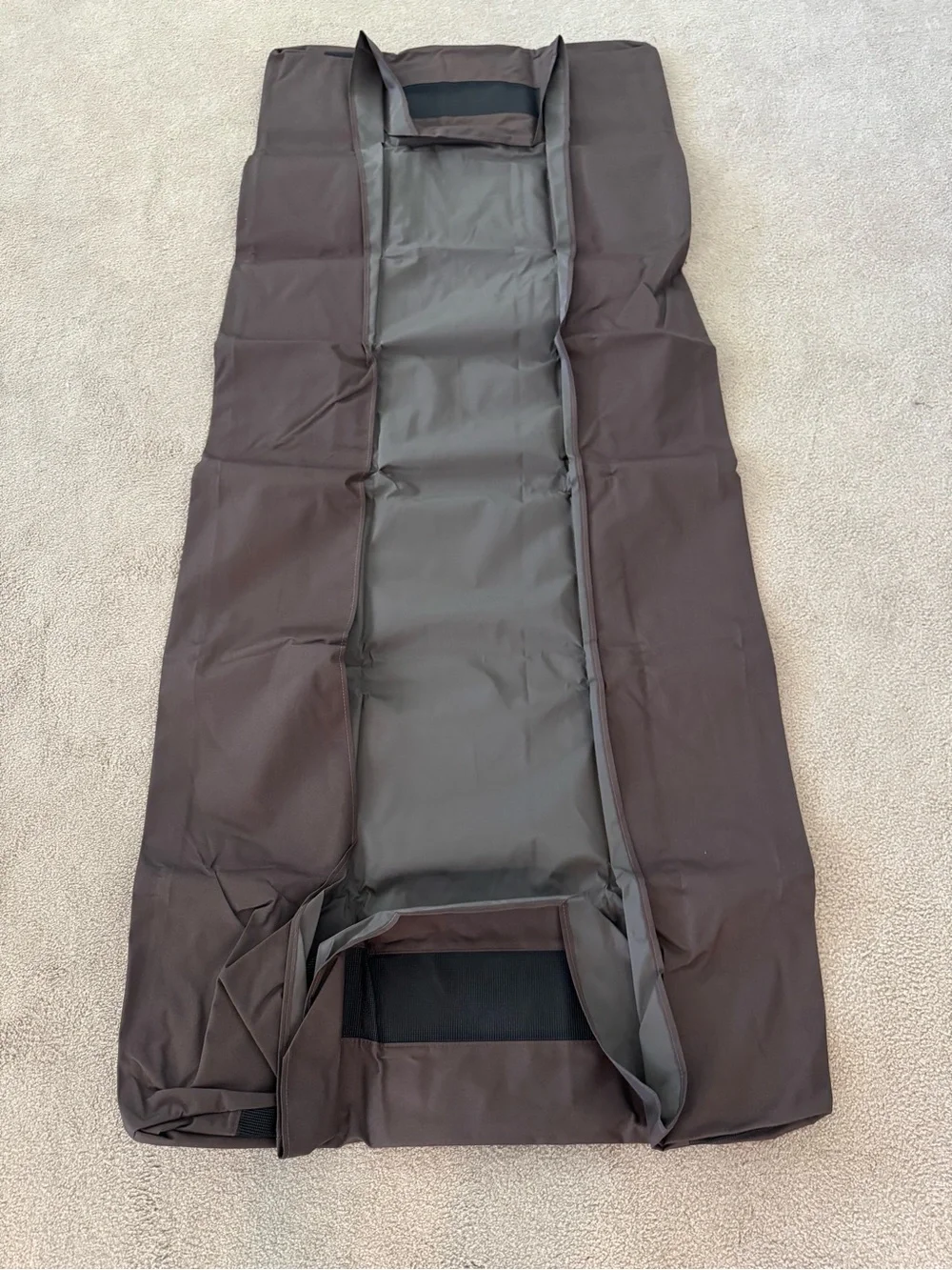 NIP West Elm Outdoor Furniture Cover Single Lounger Dark Brown